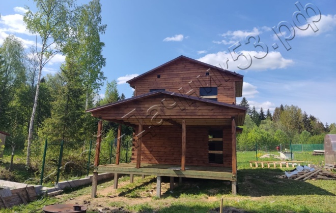 3 Брусовая баня Б-6, 6х8м, 48 М², Ленинградская область, Всеволожский район, Куйвозовское сп, массив Екатериновка (9)